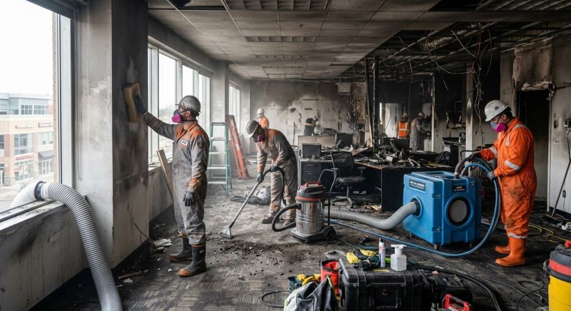Commercial Fire Damage Repair in Scottsdale, AZ